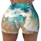 thumbnail image 2 of Fotbe Ocean Wave Crash Shorts Sin Costuras – Shorts Deportivos de Cintura Alta para Mujer, Elásticos para Gimnasio, Yoga, Running o Ciclismo-X-Large, 2 of 8