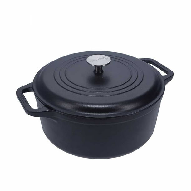 Olla de 5.7 litros Duch Oven /Tapa esmaltado Victoria 28cm redondo/con tapa de hierro/ esmaltado