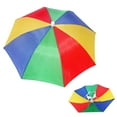 thumbnail image 4 of Umbrella Colorful Hat Outdoor Fishing Golf Camping Beach Hot Headwear Adjustable, 4 of 6