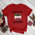 thumbnail image 1 of Fiudx Ofertas de La Semana Camiseta con Cuello Redondo para Mujer Camiseta con Estampado Navideño Camisetas de Manga Corta Tops, 1 of 4