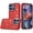 Red, variant on For Moto G 5G 2025/2026 / G PLAY 2026 Beautiful Diamond Metallic Design Metal Chrome Edged Hybrid - Cosmic Orange