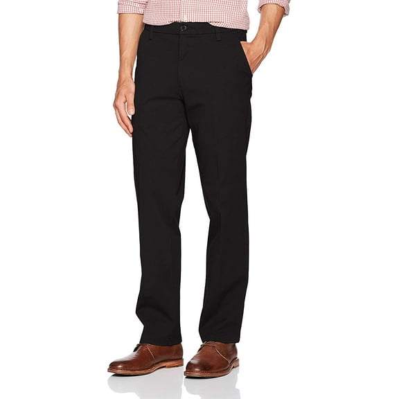 Mens Pants 31X30 Straight Fit Flat Khakis Stretch 31