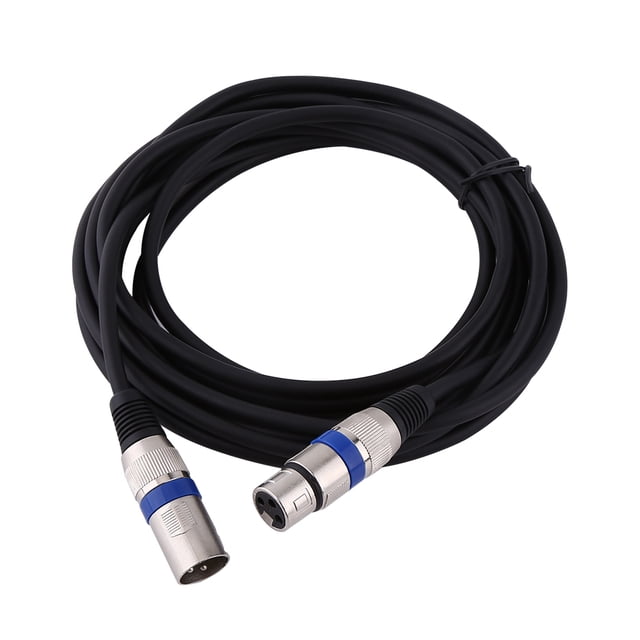 Cable XLR de 3 pines macho a hembra M/F, cable de audio blindado para mezclador de micrófono, 5 m