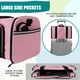 thumbnail image 5 of Top Tasta Transportín para perros y gatos, transportador para mascotas para gatos pequeños, medianos y grandes, transportador para perros con lados suaves, transportador para perros pequeños, portátil, 5 of 5