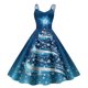 thumbnail image 3 of WILLBEST Vestido Casual Con Estampado Navideño Para Mujer, Sin Mangas, Para Fiestas Y Reuniones 974, 3 of 3