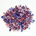 thumbnail image 4 of Twfbrm 4th of July Patriotic Tinsel Garland Red White Blue Garland Artificial Independence Day Metallic Twist Hanging Garland Fireplace Wreath Decor for Staircase Railing, 4 of 6