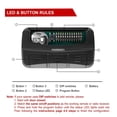 thumbnail image 3 of Universal Garage Remote 3 Button 300-390MHz Smart Controls Up To 3 Garage Door Opener ,Easy to Use, 3 of 5
