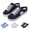 Black, variant on Women's Fashion Canvas Slip on Sneakers Casual Mule Shoes Comfortable Backless Loafers Breathable Lightweight Closed Toe Summer Walking Shoes