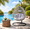 Black, Gray 02, variant on Ciphrias Egg Chair with Stand 76.8 Inch White Basket Seat Metal Frame Cushion for Patio Balcony Bedroom