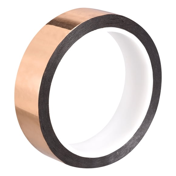 Unique Bargains Metalized Polyester Film Tape Adhesive Mirror Decor Tape 50mx25mm,Rose Gold Tone