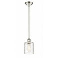thumbnail image 1 of 516-1S-PN-G1113-LED-Innovations Lighting-Cobbleskill - 1 Light Mini Pendant In Art Nouveau Style-8 Inches Tall and 5 Inches Wide Polished Nickel LED, 1 of 1