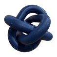 thumbnail image 1 of Decoración de eslabones de madera con diseño geométrico minimalista moderno para estantes de estilo rústico o de oficina. azul, 1 of 9