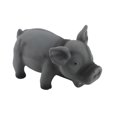 thumbnail image 1 of Jouet à mâcher en latex pour chien et chiot, mignon et couineur, en forme de cochon (noir), 1 of 4