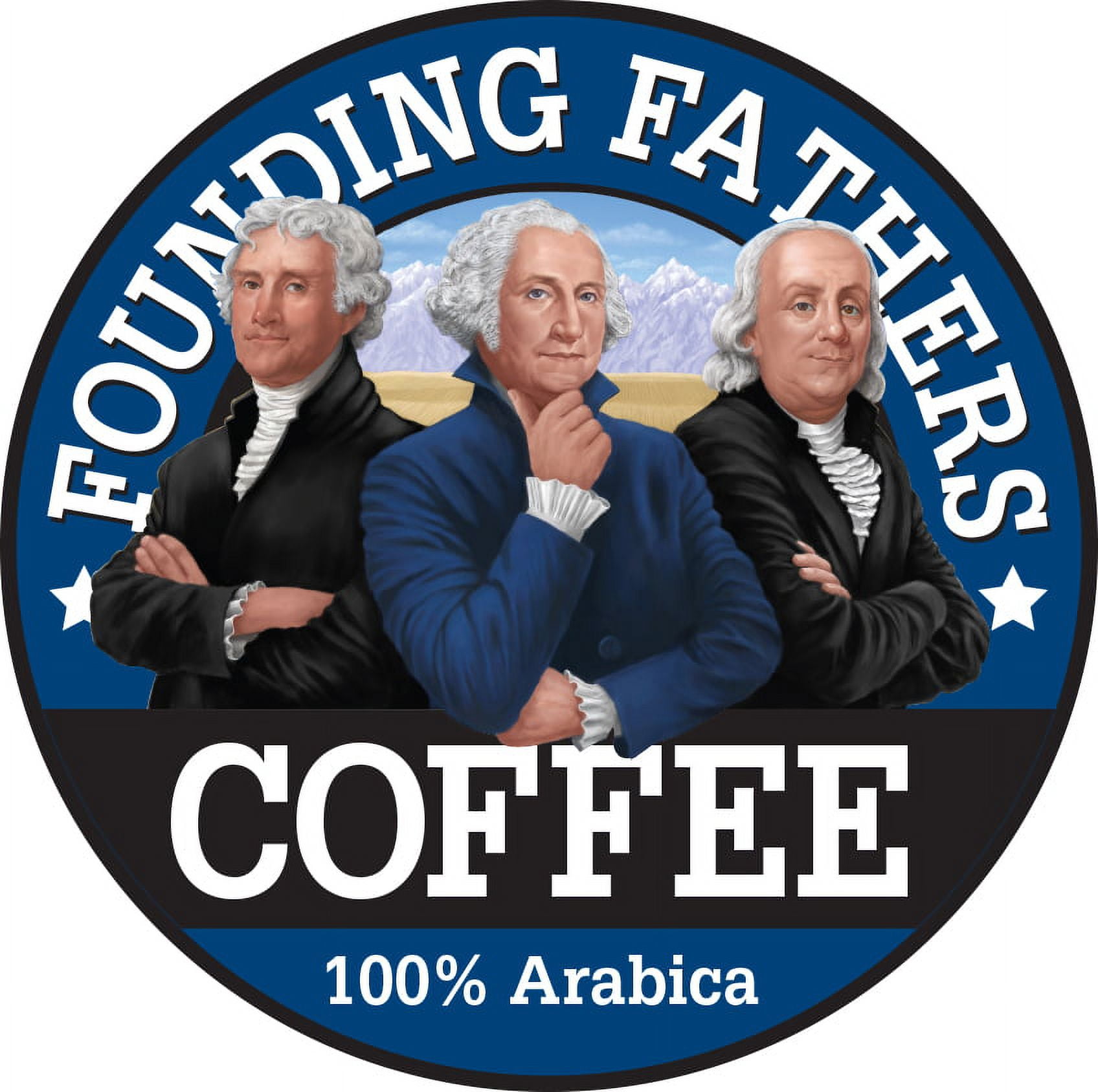 Founding Fathers Morning Blend Coffee 100% Arabica Kcups, 16 Ct