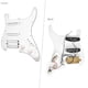 thumbnail image 5 of Placa de selección SSH de 3 capas Pickguard prealambrado cargado Humbucker Set de Strat ST de la guitarra eléctrica blanca de la perla Maboto Placa de selección, 5 of 6