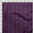 thumbnail image 3 of oneOone Cotton Poplin Fabric Leaves & Floral Block Print Sewing Fabric BTY 56 Inch Wide, 3 of 4