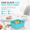 thumbnail image 6 of 2 Cup Silicone Freezer Trays with Lids, Leakproof, BPA-Free, Stackable, Microwave & Dishwasher Safe, Ideal for Soups, Sauces, Meal Prep, and Baking - 4 Pack, 6 of 7