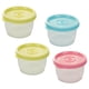 thumbnail image 2 of 4 recipientes pequeños de plástico de 150 ml para alimentos, redondos, para cocina, loncheras, recipientes sellados para refrigerador y microondas (color aleatorio)., 2 of 6