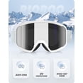 thumbnail image 2 of Gafas de esquí y snowboard RIOROO OTG, antivaho, 100% UV, para hombre y mujer, 2 of 6