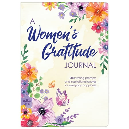 Piccadilly Women's Gratitude Journal, 6 x 8.5 Inch, Paper, 204 Pages