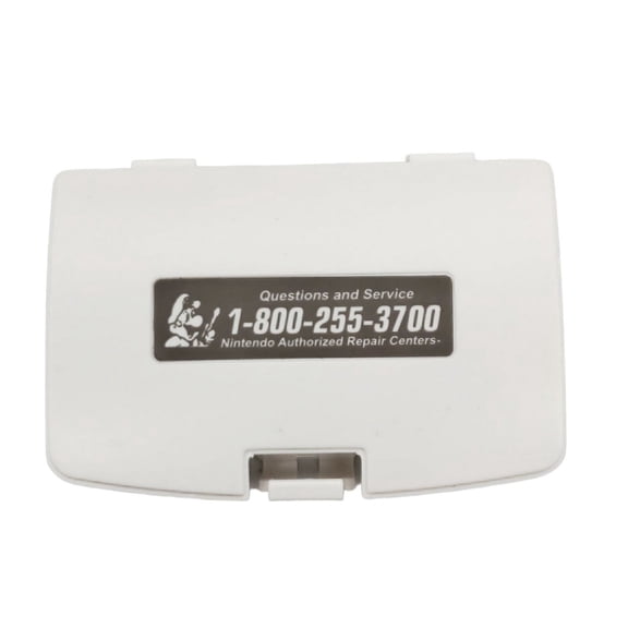 White Battery Cover Game Boy Color for Nintendo GBC Replacement Door New