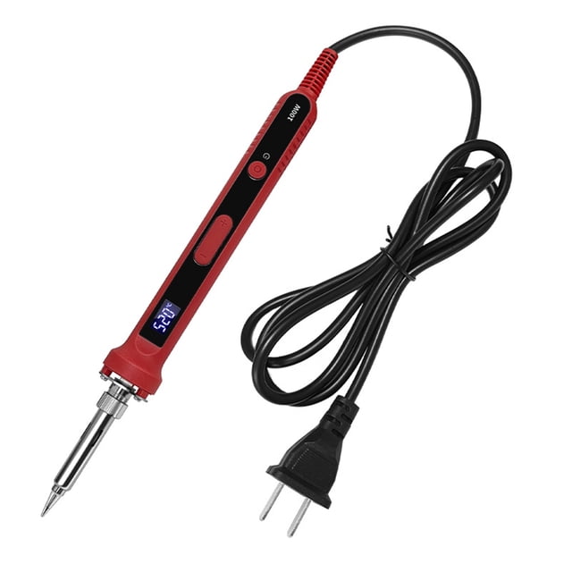 Speravity Soldador eléctrico Digital, calefacción interna, Control de temperatura constante, temperatura ajustable Suministros de soldadura Rojo EE.UU.