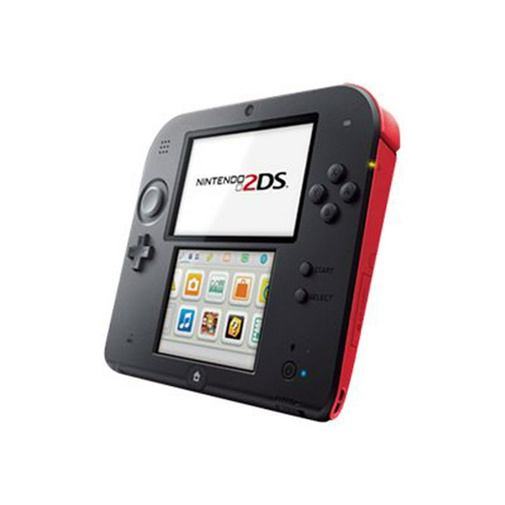 Nintendo 2DS Handheld game console black, red