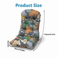 thumbnail image 5 of GKXLH Outdoor Adirondack Chair Cushions, Water Resistant Patio Rocking Chair Cushion, Non-Slip High Back Patio Pads with Ties (43" x 19" x 3", Flowers, 1 Pack), 5 of 12