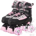 thumbnail image 1 of Patines MammyGol ajustables para niños de 6 a 12 años, color rosa, 1 of 7