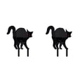 thumbnail image 3 of Cateissary Black Transform Yard In Haunted Haven With Cat Silhouette Yard Signs Silhouette Spooky Cat Type1 NO1, 3 of 6