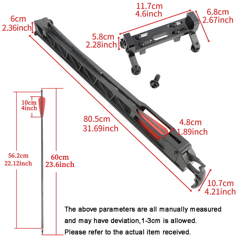 Archery compound bow repeater rapid-fire device 6 arrows for compound bows/metal riser repeater bows, automatic self-loading arrows, bow not included