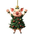 thumbnail image 2 of Adorno Navideño Colgante de Acrílico con Estampado de Mascota | Ideal para Regalar En Navidad | Decoración para El Árbol de Navidad | Acrílico Resistente | 8 Cm | Regalo Perfecto para Estas Fiestas, 2 of 7