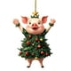 thumbnail image 2 of Seyotauo Cute Pet Pattern Acrylic Christmas Ornaments 3.15x3.15 Inch Double-Sided Pattern, Easy to Hang Christmas Tree Decorations Indoor, Festive Holiday Christmas Decor Gifts for Family Colleagues, 2 of 9