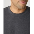 thumbnail image 5 of Hanes Ultimate Men's Heavyweight Fleece Crewneck Sweatshirt Charcoal Heather 3XL, 5 of 8