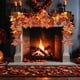 thumbnail image 4 of Guirnalda de hojas de arce simuladas de 177 cm, multicolor, para decoración de otoño, Halloween y Acción de Gracias | Hojas de plástico resistentes | Decoración para fiestas en interiores y, 4 of 6