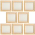 thumbnail image 4 of Children Drawing Frame 8Set DIY Wooden Clay Blank Photo Frame Khaki Elegant Simple Design For Kids Art Projects, 4 of 5