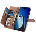 thumbnail image 1 of Funda billetera anti-golpes para GANGXUN iPhone 15 , ideal para día a día y trabajo, 1 of 5