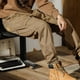 thumbnail image 4 of Pantalones de chándal estilo militar estilo retro americano para hombre, pantalón de chándal táctico holgado para exteriores, estilo urbano, para otoño, 2023, 4 of 5