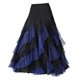 thumbnail image 5 of Flamenco Ballroom Vals Dance Big Swing Mujer Disfraces Modernos Negro Royal Azul real negro Zulema Vestido de baile latino, 5 of 6