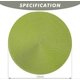 thumbnail image 2 of Placemats, Round Placemats Set of 6, Round Table Mats for Indoor and Outdoor Dining Table, Washable Woven Non-Slip Placemats,15 inch (Lime Green), 2 of 4
