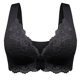 thumbnail image 2 of Sujetador de cierre frontal con encaje floral Lift Stretch 5d Shaping Sujetador sin costuras Push Up Cobertura completa Ropa interior para copa grande, 2 of 4