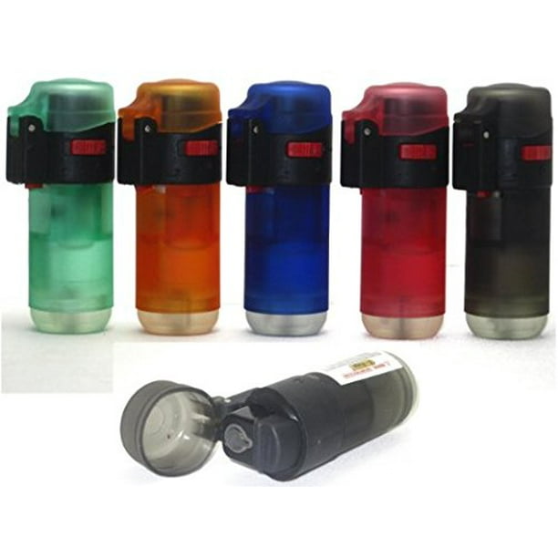 Single Jet Flame Straight Up Torch Lighter Refillable Windproof Cigar