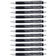 thumbnail image 2 of ExpressDesigns™ - Your Name or Imprint on our Custom Printed Addison Ballpoint Pen - Rubber Grip For Writing Comfort And Control, black ink, medium point - 12 Pack (Black), 2 of 4