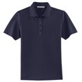 thumbnail image 5 of Port Authority Ladies Dry Zone Ottoman Polo-L (Navy), 5 of 6