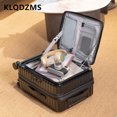 thumbnail image 4 of KLQDZMS maleta de embarque expandible con apertura lateral para equipaje de hombre, cubierta de carrito de 20 "24" 28 pulgadas ABS + PC, maleta de viaje de mano para mujer, 4 of 4