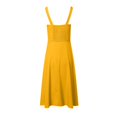 thumbnail image 3 of Women's Retro Solid Color Dress Juniors Casual Dresses Womens Dresses Semi Casual Dress for Women Buttons Women Casual Dresses with Pocket Fall Dresses for Women Petite Women Party Dresses Ladies T, 3 of 7