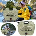 thumbnail image 1 of Portable Water Bag, Foldable Water Storage Bucket, 8L Large Capacity, Outdoor Camping Hiking, Detachable Faucet, Food Grade PET Material, 1 of 9