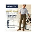 thumbnail image 4 of Haggar Men's Premium No Iron Khaki Flat Front Pant Straight Fit HC10889, 4 of 10