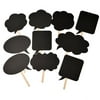 10pcs Mini Cute Wooden Message Blackboards with Base for Parties/ Receptions