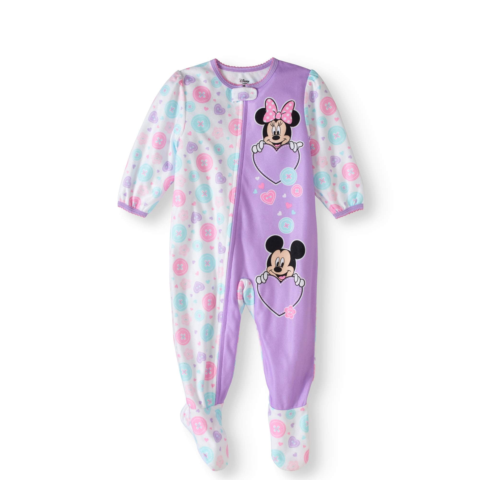 fleece footed pajamas newborn